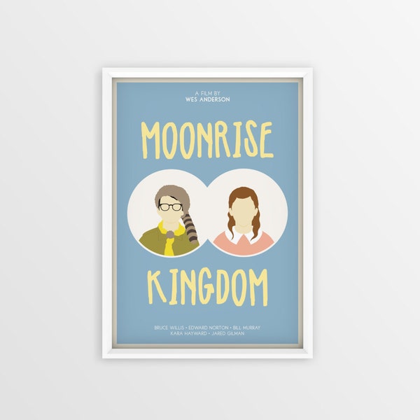 Printable Moonrise Kingdom Film Poster // Wes Anderson // Digital File Download // A2