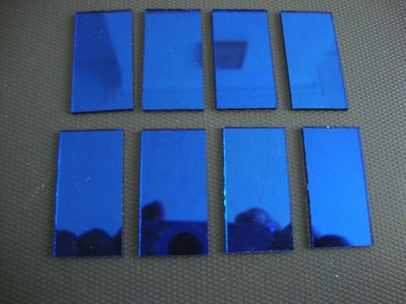 1.6 mm Off cuts Royal Blue Glass Mirror Art/&Craft, 500 pieces