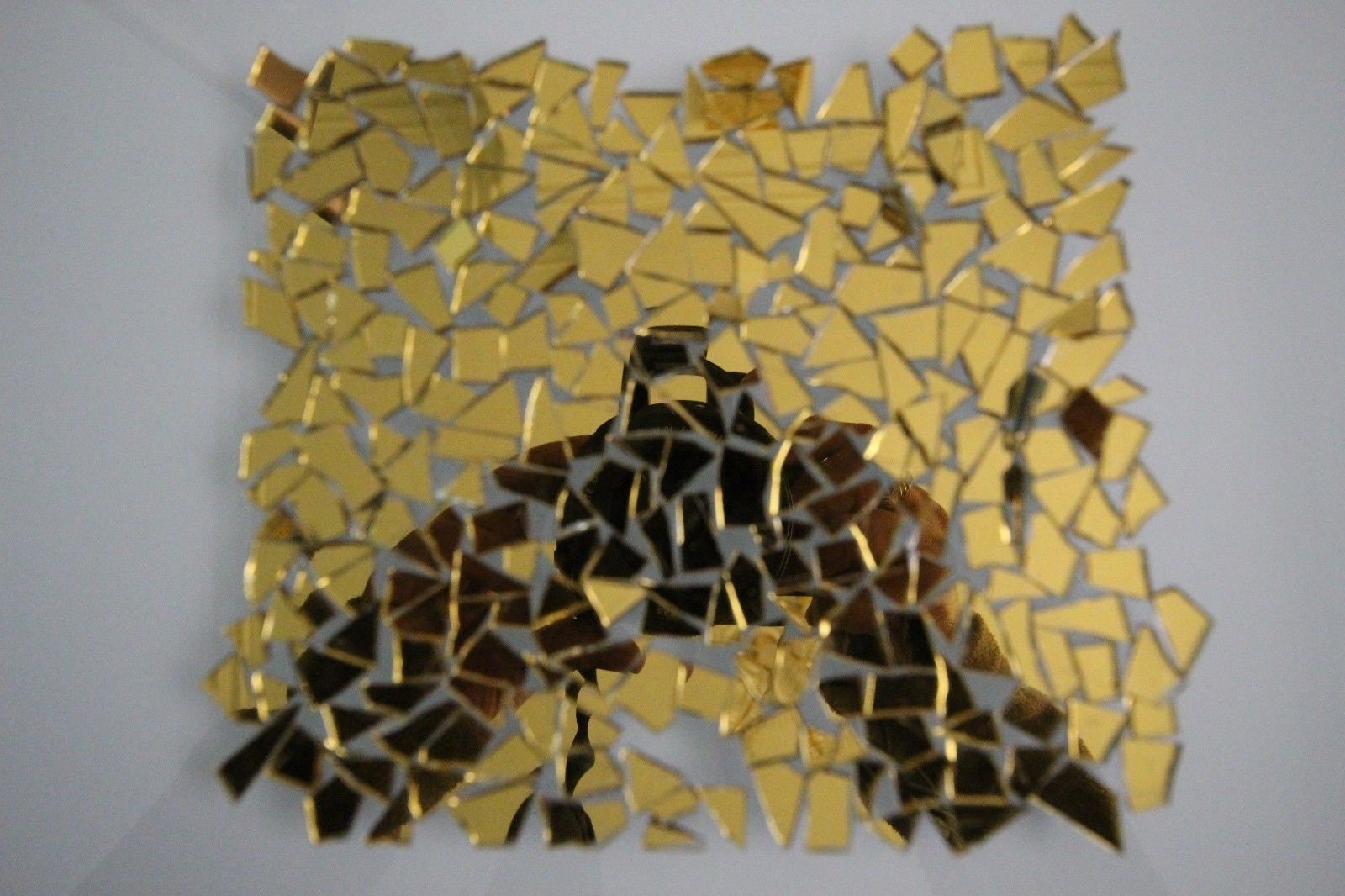 Small Mirror Shapes Craft Tiles Art Circles Hearts Squares Mosaics