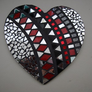 Mosaic full Heart KIT, 15 cm Arts & Craft.