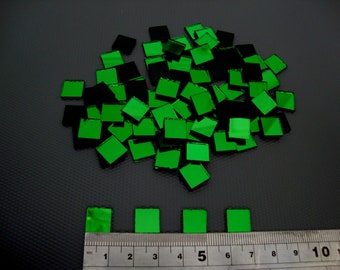 300 pieces, Mosaic Mix colour Mirror Tiles approx 1 x 1  cm