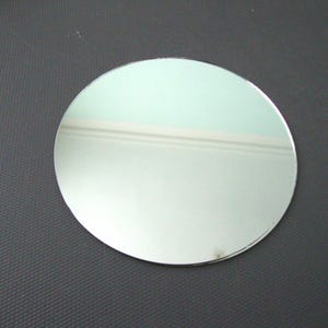 Mosaic Silver mirror round shaped 16 pieces, approx diameter 4.5 cm