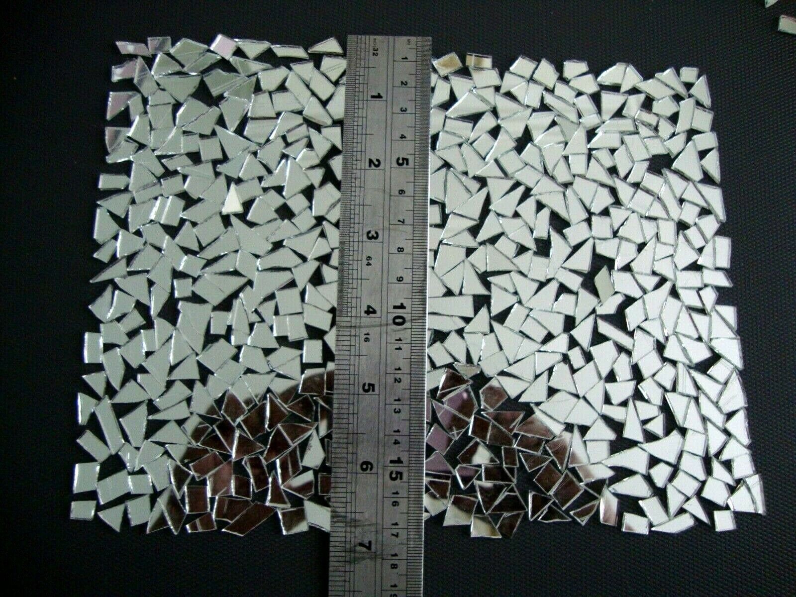 Mirror Mosaic Tiles Mirror Glass Tile 10x10mm or 5x5mm 30x30cm Self-adhesive  