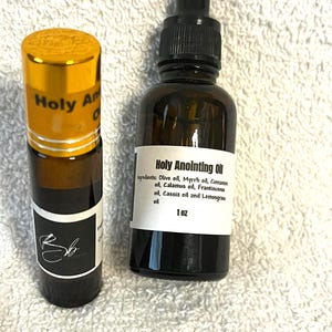 Sacred Holy Anointing Oil- Biblically Inspired by Exodus 30:22-24