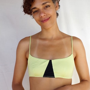 Organic Cotton Bralette, Underwear, Organic Cotton Bra, Two color bralette