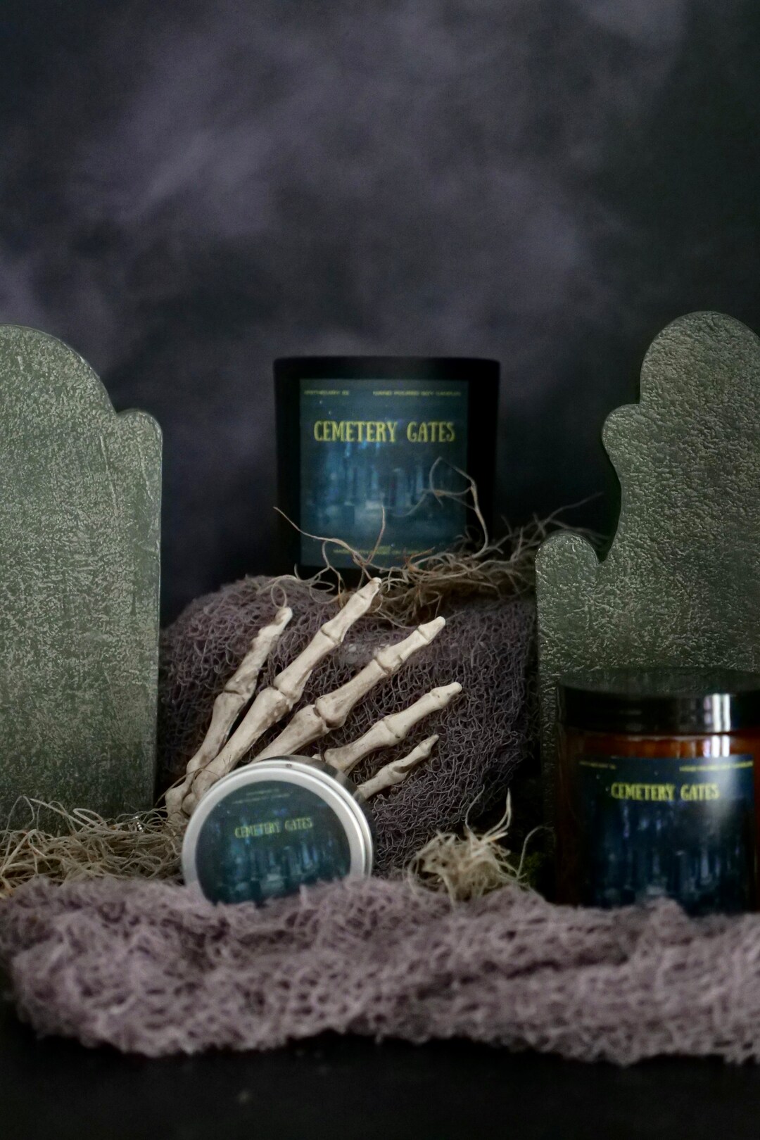 Cemetery Gates Candle Etsy