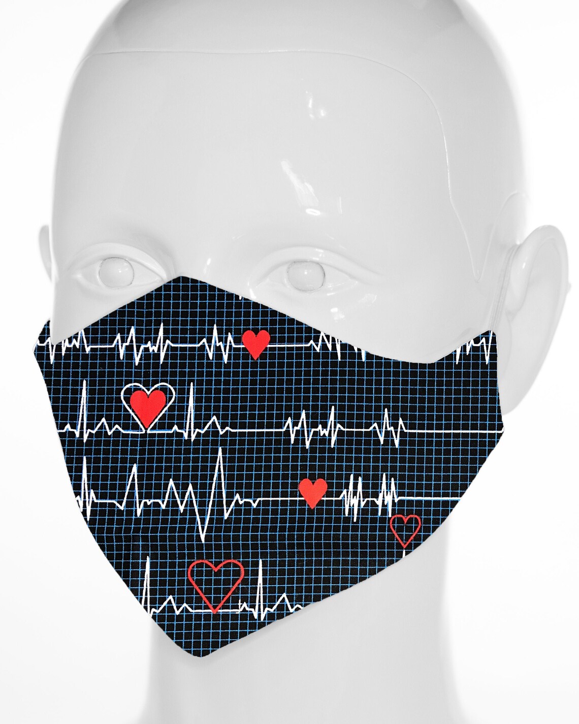5 Sizes Novelty Face Mask Heart Beat Optional PM 2.5 Etsy