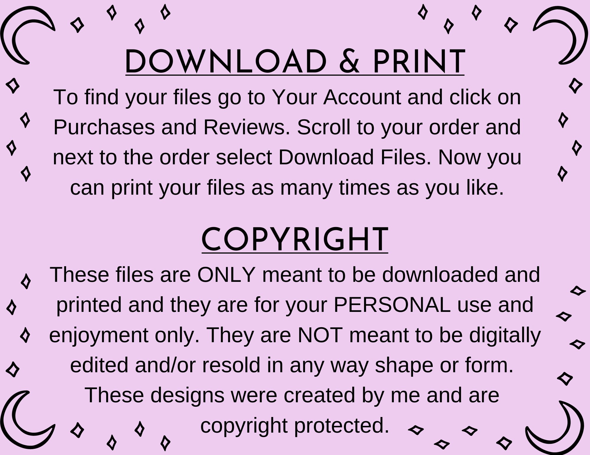 Lunar Calendar 2025 Art Print Download Printable Moon Calendar Etsy