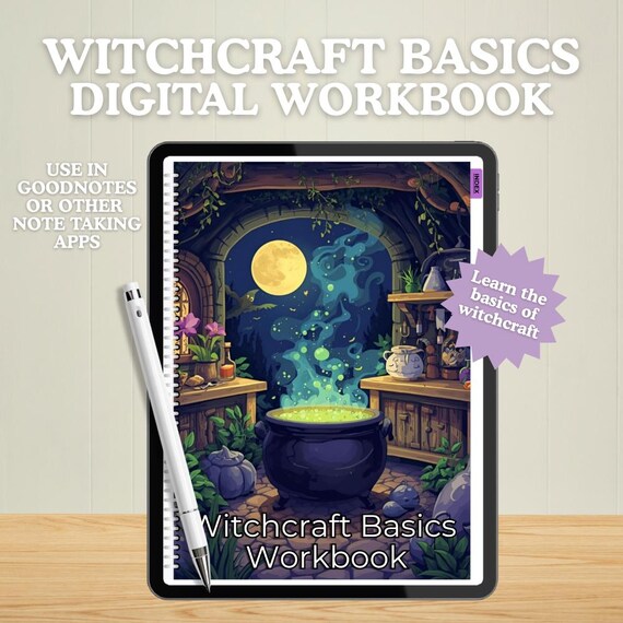 Witchcraft Digital Workbook Hyperlinked Witchcraft Bundle