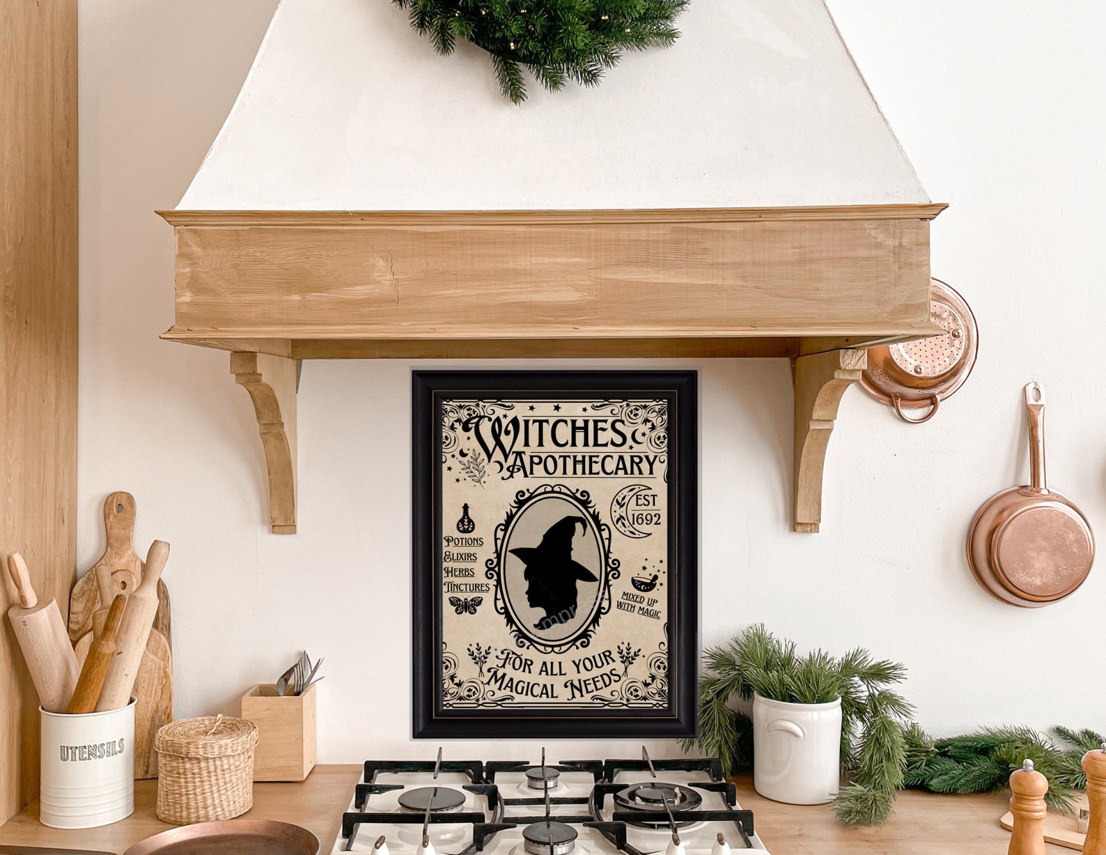 Witch Art Printable Witches Apothecary Art Print Pagan Art - Etsy