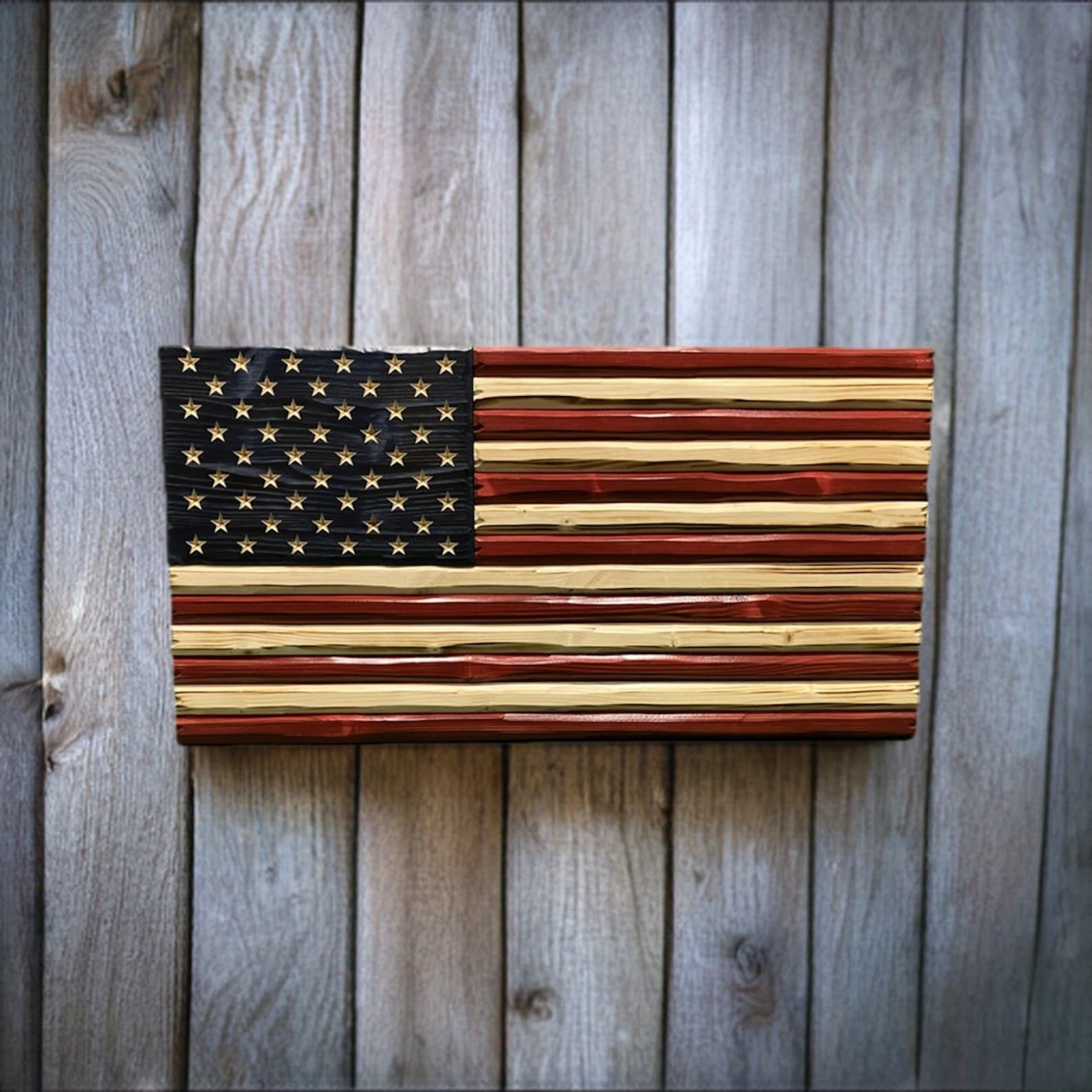 Distressed American Flag, Rustic American Flag, Betsy Ross, Wooden Flag ...