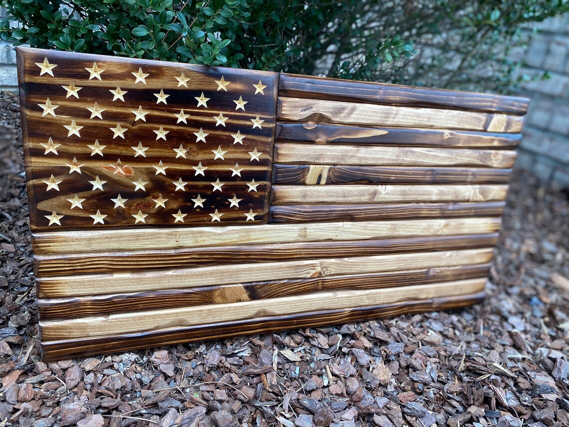 Distressed American Flag Rustic American Flag Betsy Ross - Etsy