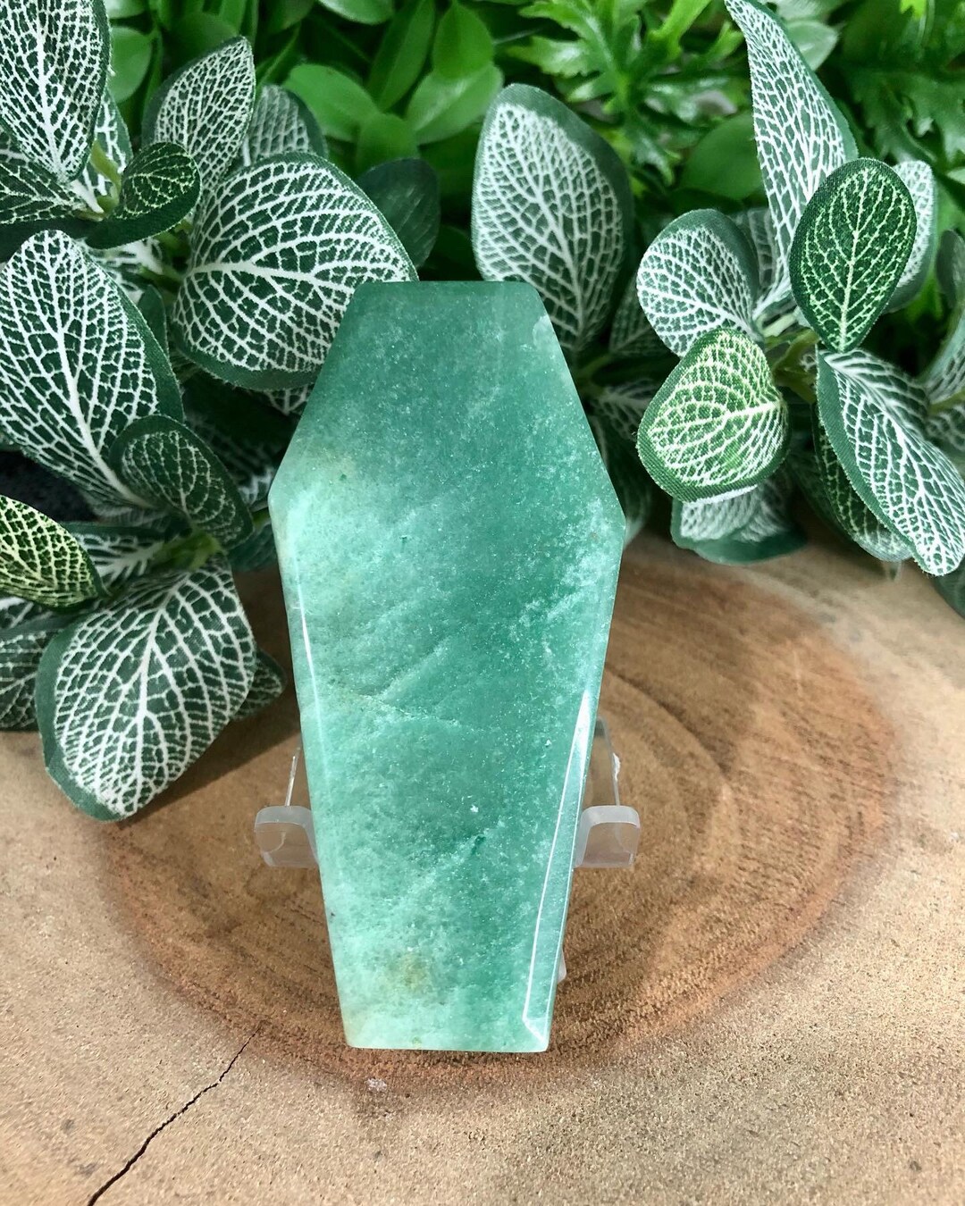 Crystal Coffin Coffin Green Fluorite Coffin Coffin Carving Etsy