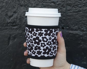 Hot Coffee Sleeve - Flowers