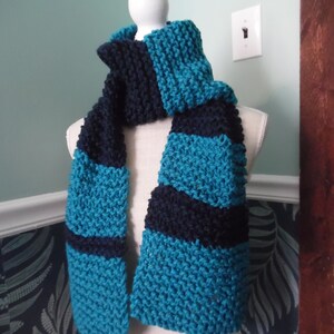 Feeling Blue (Irregular Blocks) Scarf