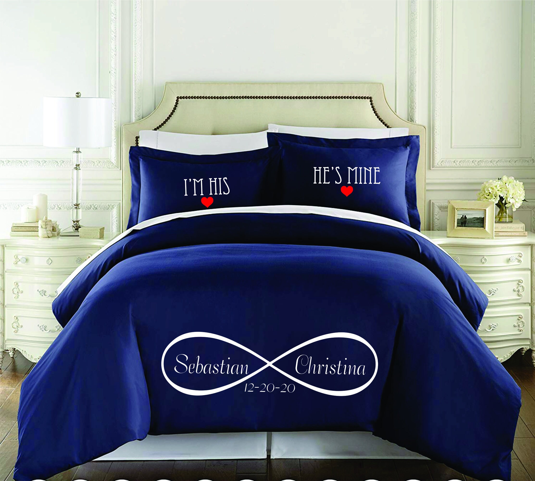 Custom Duvet Cover Personalized Duvet Cover Custom Bedding Etsy