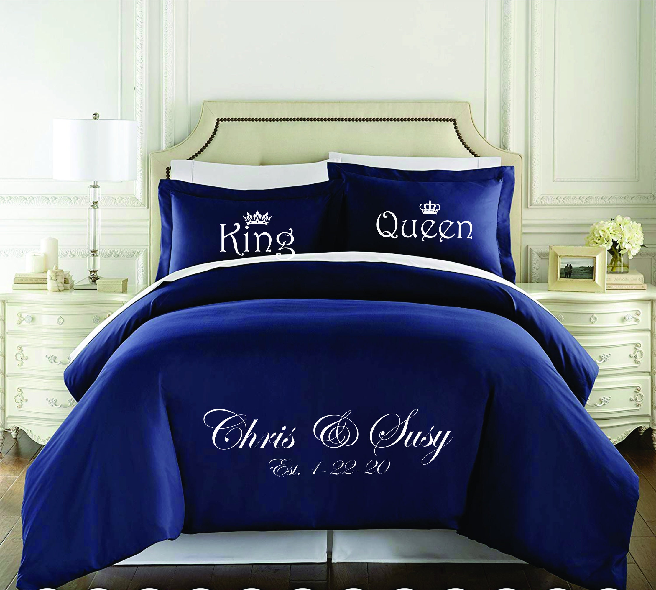 Custom Duvet Cover Personalized Duvet Cover Custom Bedding Etsy