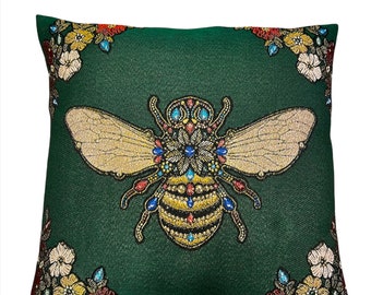 Tapestry pillow empire style