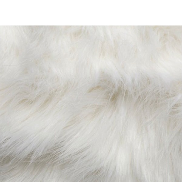 White Fur Fabric Etsy