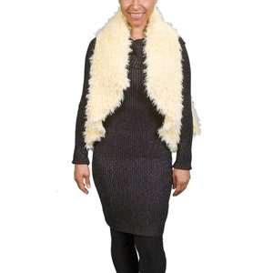 Alpaca  reversible faux fur vest