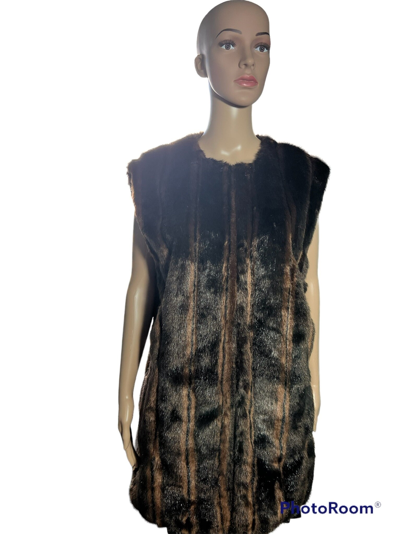 Faux Fur Mink Vest Etsy UK