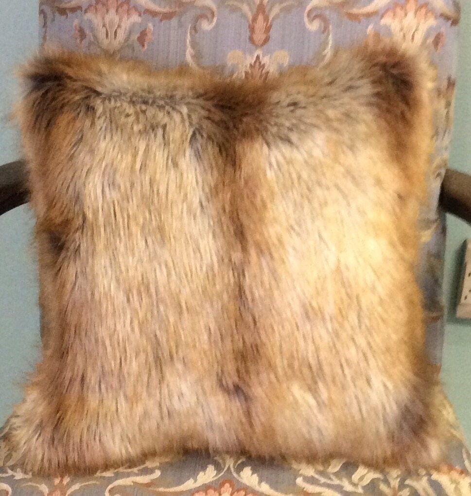 Faux Pelz Fuchs Schwanz Kissen