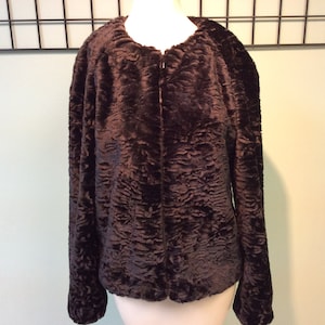 Black Persian lamb jacket