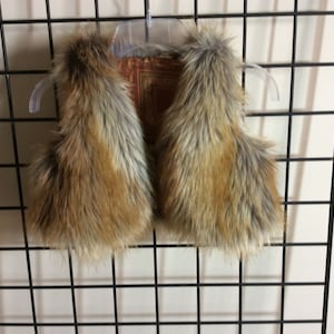 Gold fox vest