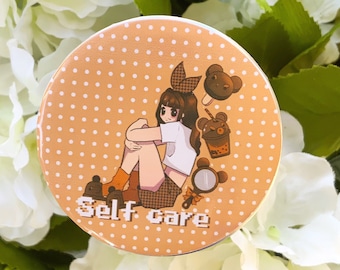 Selfcare Button Pin