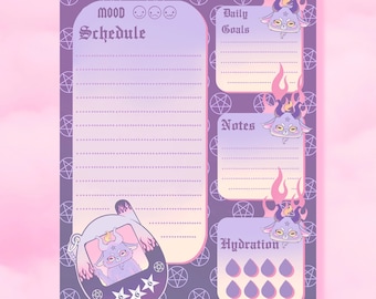 Evil Plans Baphomet Daily Planner