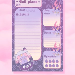 Evil Plans Baphomet Daily Planner