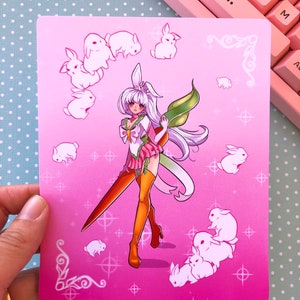 Magical Girl Bunni print (2 sizes available)