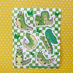 Caterpillars sticker sheet