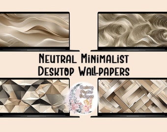 Neutral Desktop Wallpaper, Minimalist Desktop Wallpaper, Desktop Wallpaper, Geometric Desktop Wallpaper, Phone Wallpaper, Neutral Phone