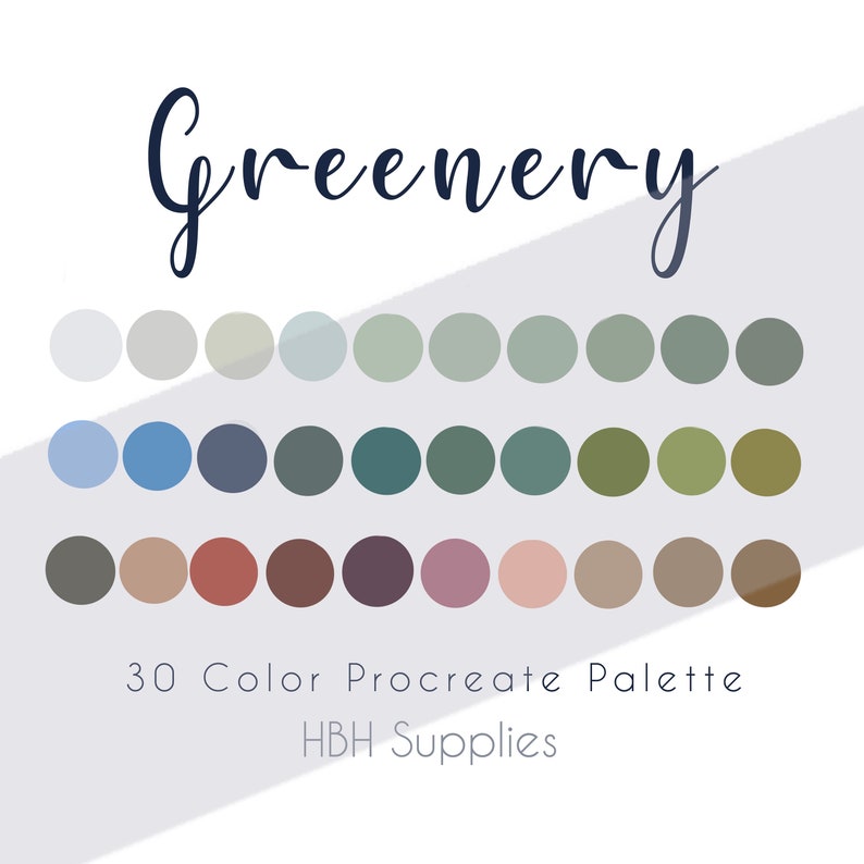 Procreate Palettes Procreate Palette Bundle Floral Themed | Etsy