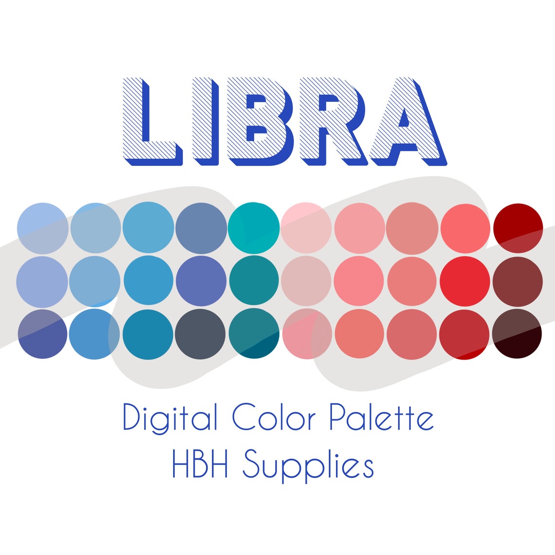 Libra Palette Digital Color Palette Procreate Palette Etsy