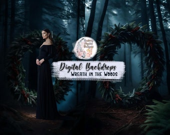Digital Backdrops, Dark Forest Backdrop, Photography Backdrops, Dark Theme Backdrop, Photo Backdrop, Dark Forest, Dark Academia Backdrop
