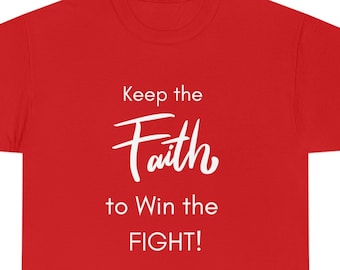 Keep the Faith, T-shirt en coton épais, unisexe