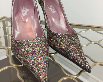 sparkly pumps shoes