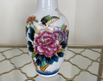 SATSUMA Vase - 1900s Japanese Royal Satsuma Vase Jar, Oriental Urn, Royal Satsuma, Oriental Decor