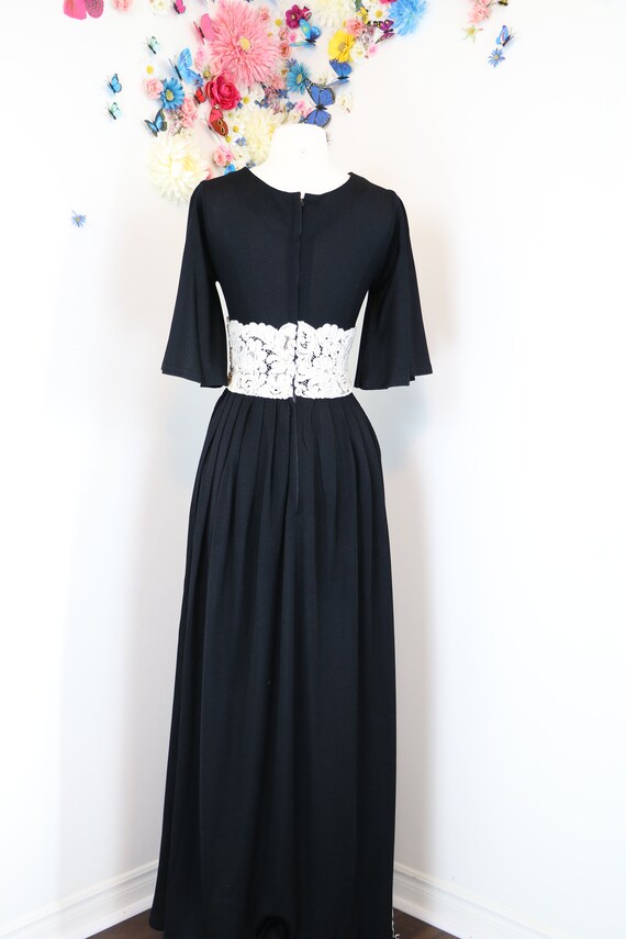 Vintage JEAN VARON Dress 70s London Maxi Dress - … - image 8