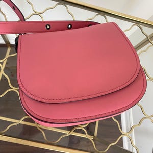 Vintage Coach Pink Leather Bag - Etsy