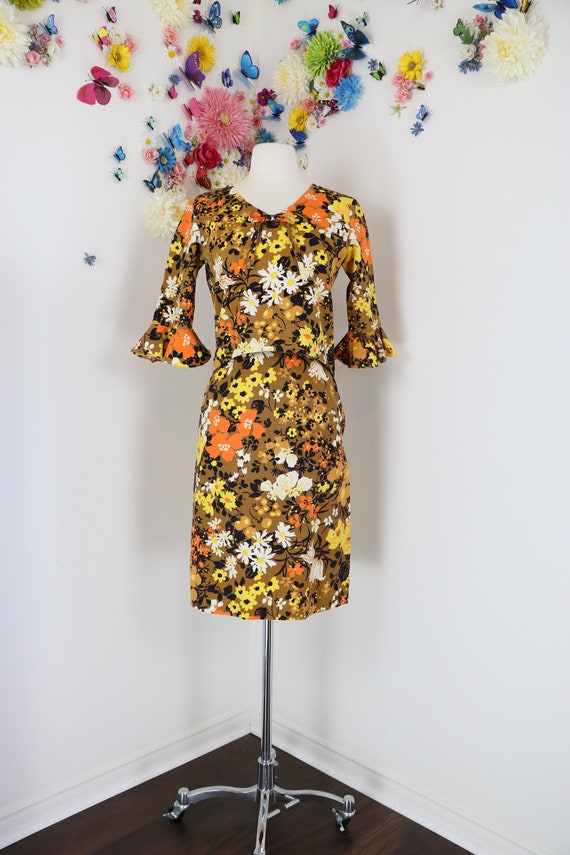 Two Piece Floral Cocktail Party Dress Two Piece Floral Cocktail Party Dress