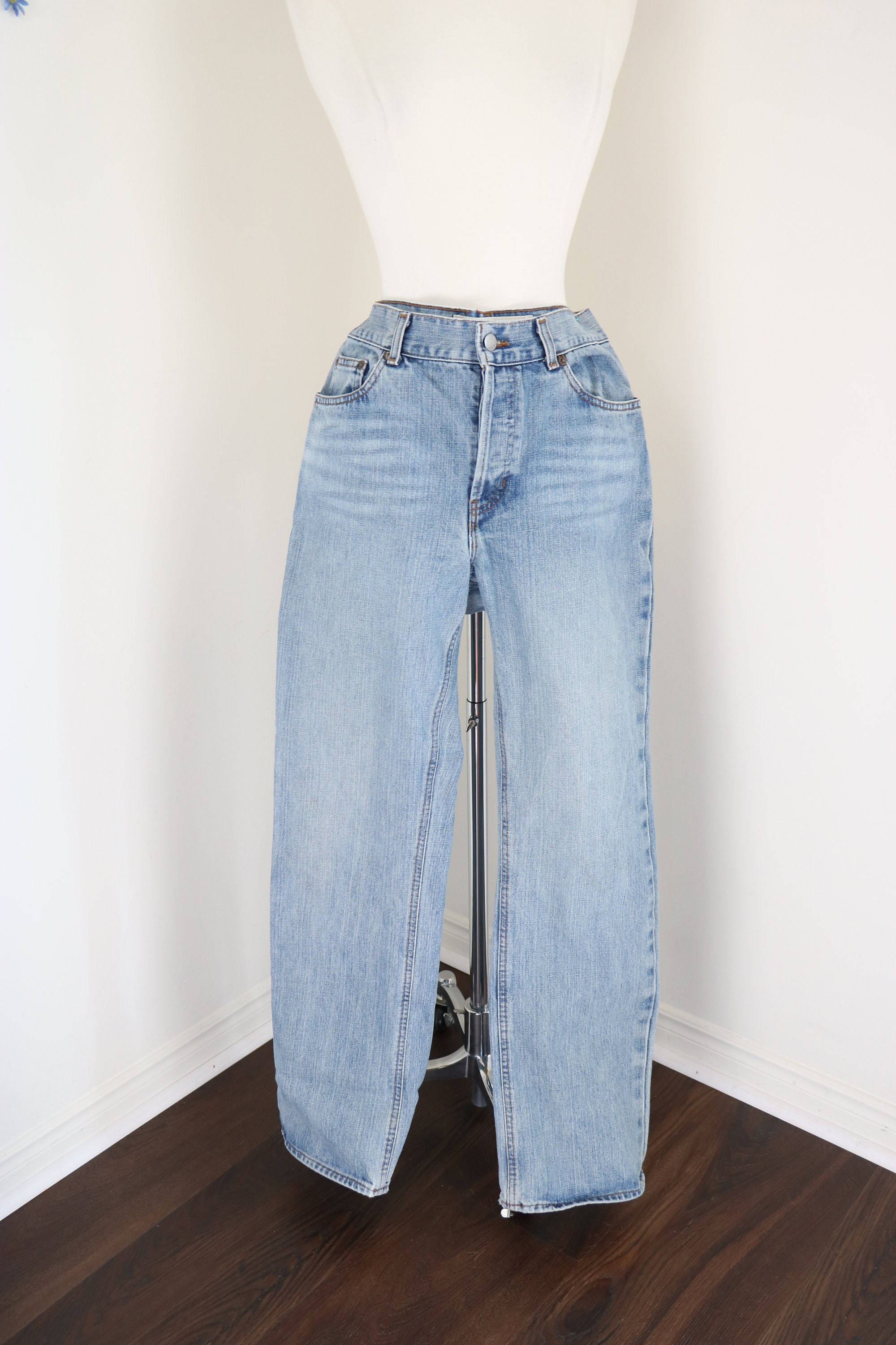 Vintage 80s 90s GAP Boot Cut Jeans High Waisted Light Wash - Etsy