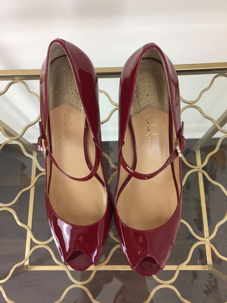 cole haan red pumps