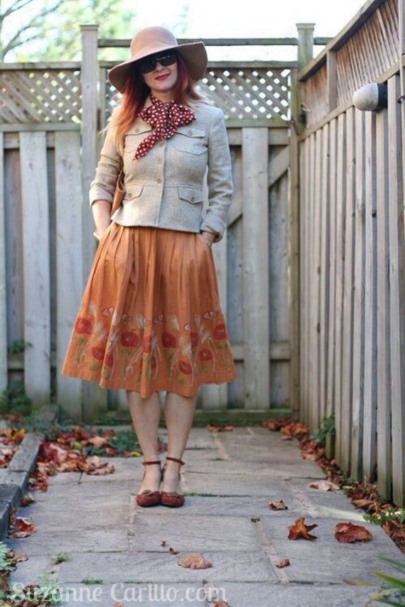 Midi skirt with pockets clearance 70s