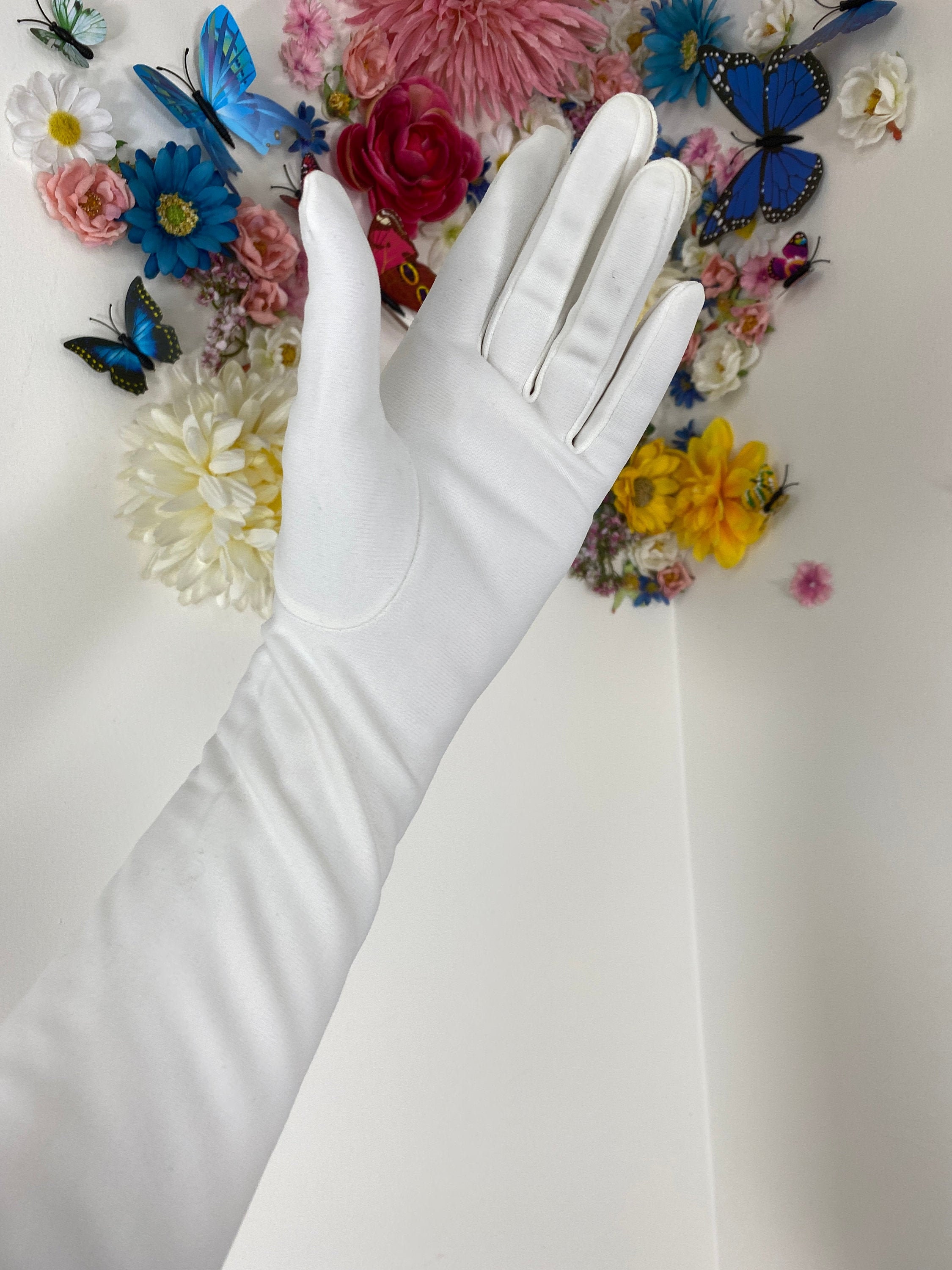 nylon opera gloves nylon opera gloves