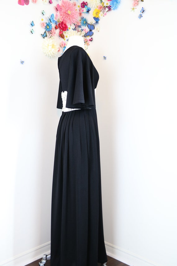 Vintage JEAN VARON Dress 70s London Maxi Dress - … - image 5