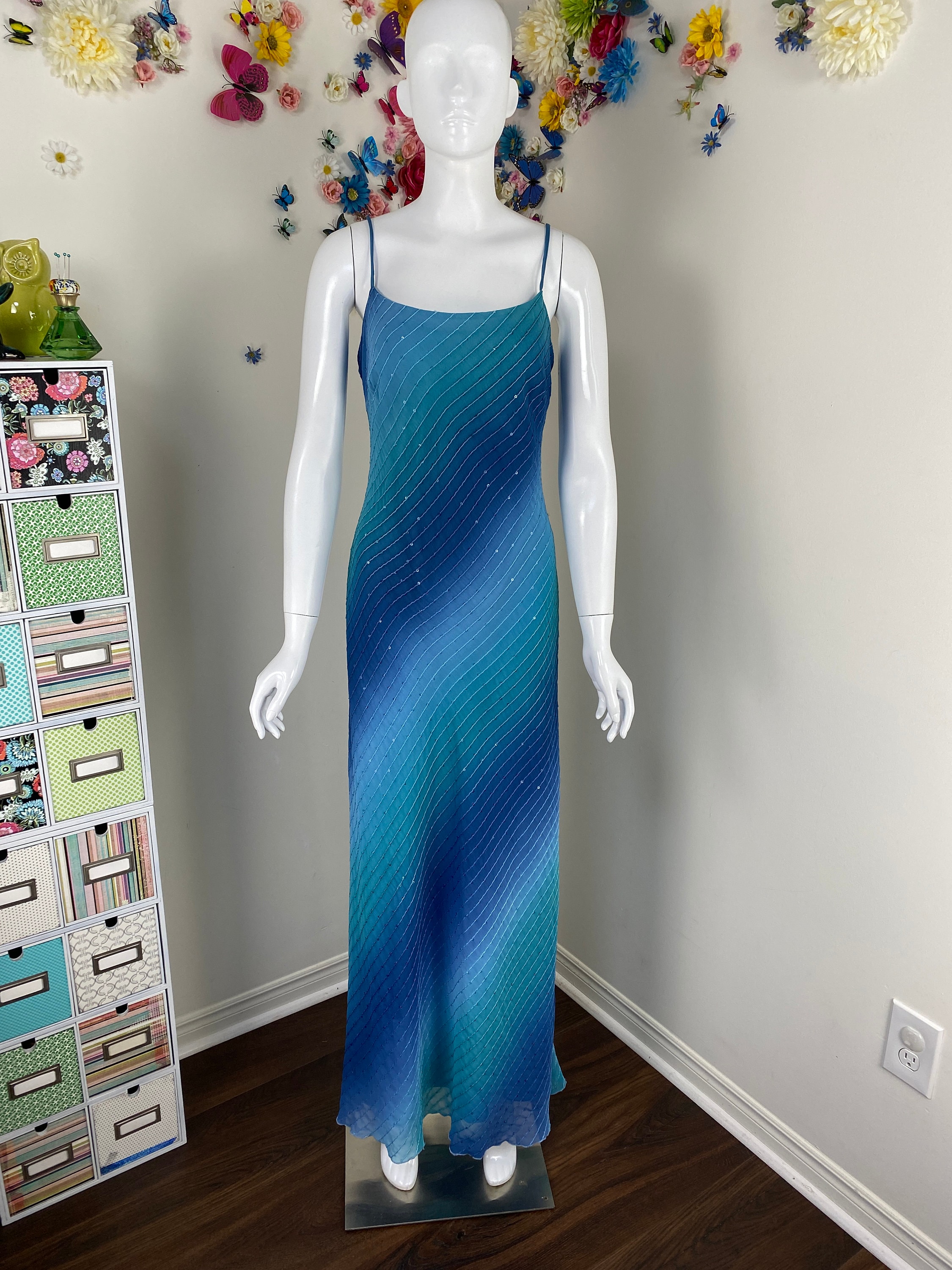 Zara striped top sequin dress
