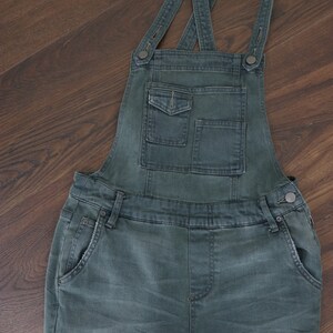 FREE PEOPLE Denimoveraller Y2K-jeans Khakifärgade overaller Farm Country Western Hipster Hippie Casual Vardagsjeans - Liten bild 1